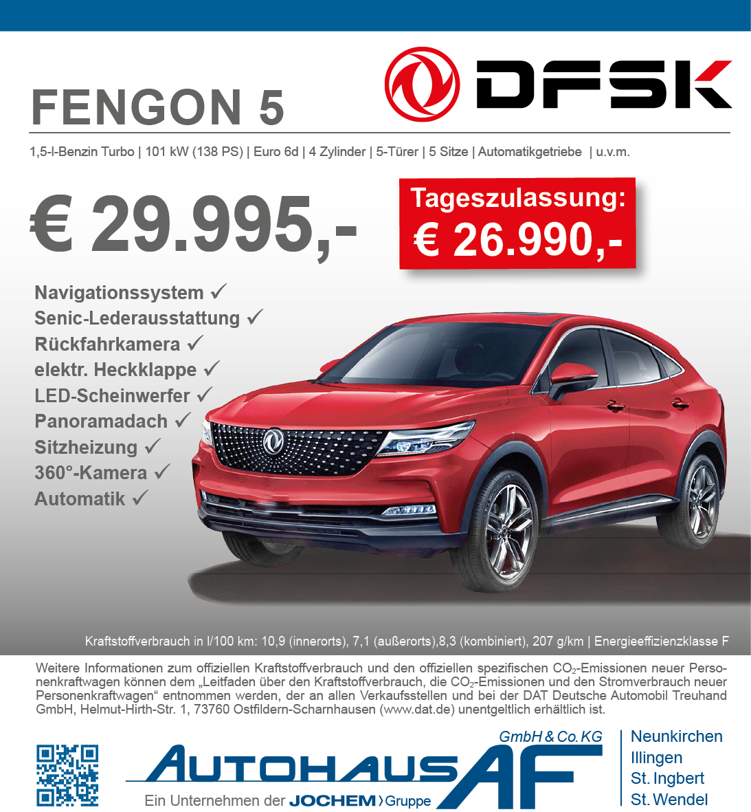 Angebot Fengon 5 | Autohaus AF | Neunkirchen | Jochem Gruppe